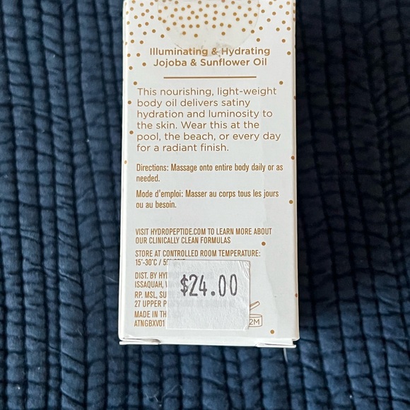 Hydropeptide nourishing glow shimmering body oil - Picture 3 of 3